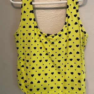 Heart crop top
